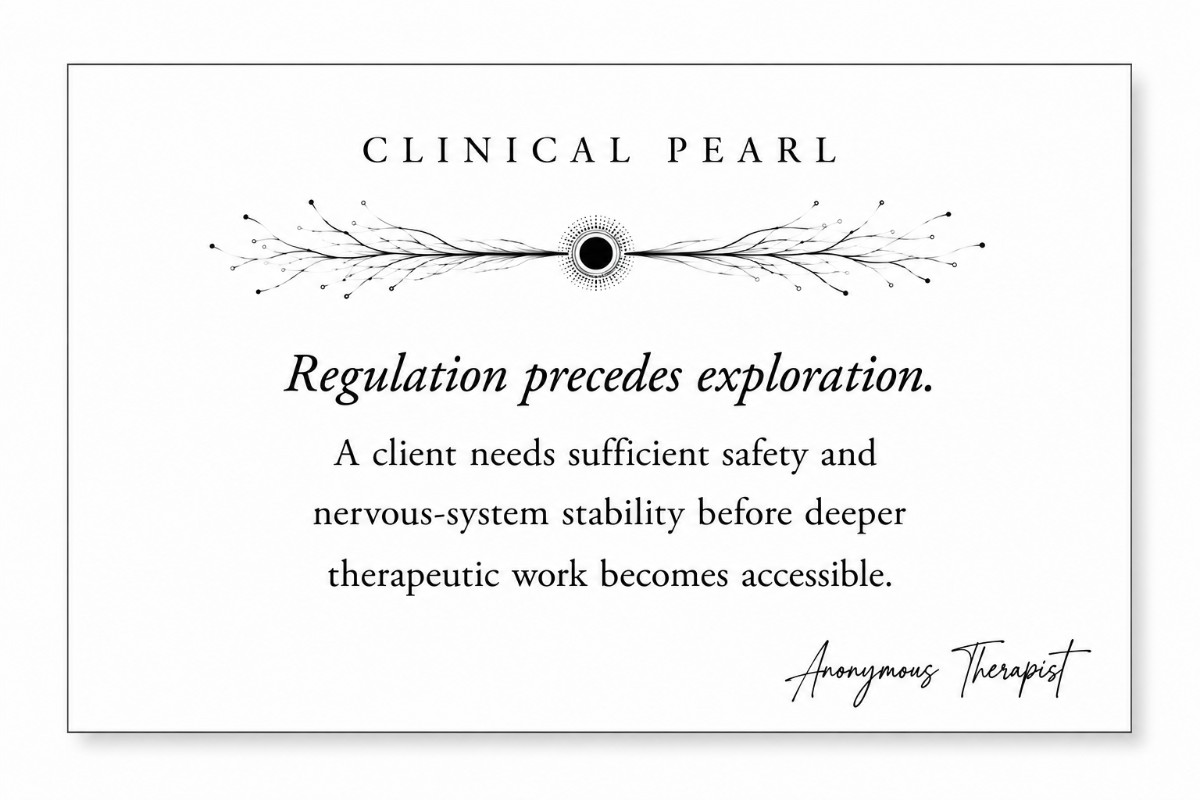 Regulation Precedes Exploration